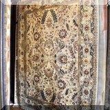 R47. Handknotted Oriental rug. Made in India. 7'9” x 9'10” 